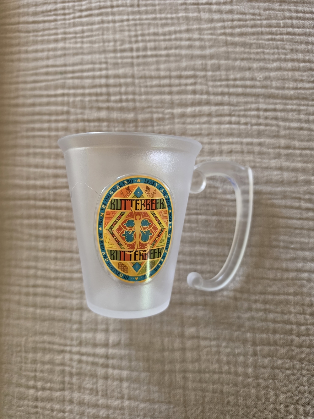 Clear Frosted Butterbeer Mug - Unbranded